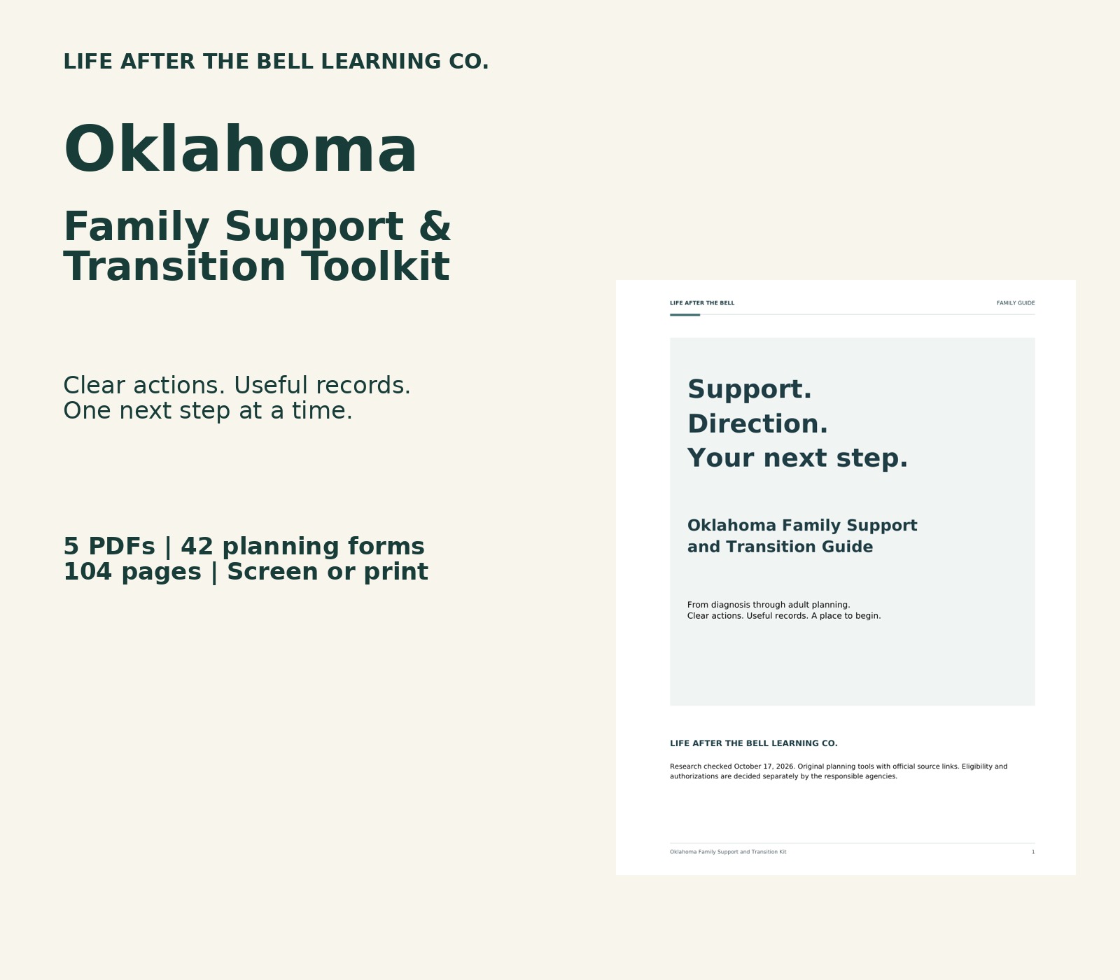 Oklahoma toolkit with actual guide cover